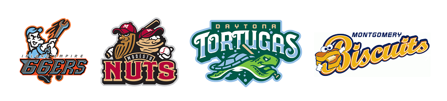 7 - minor league logos